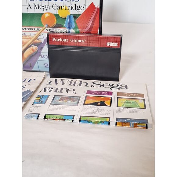 Parlour Games Sega Master System Video Game CIB Near Mint Mega Cartridge - Picture 3 of 6